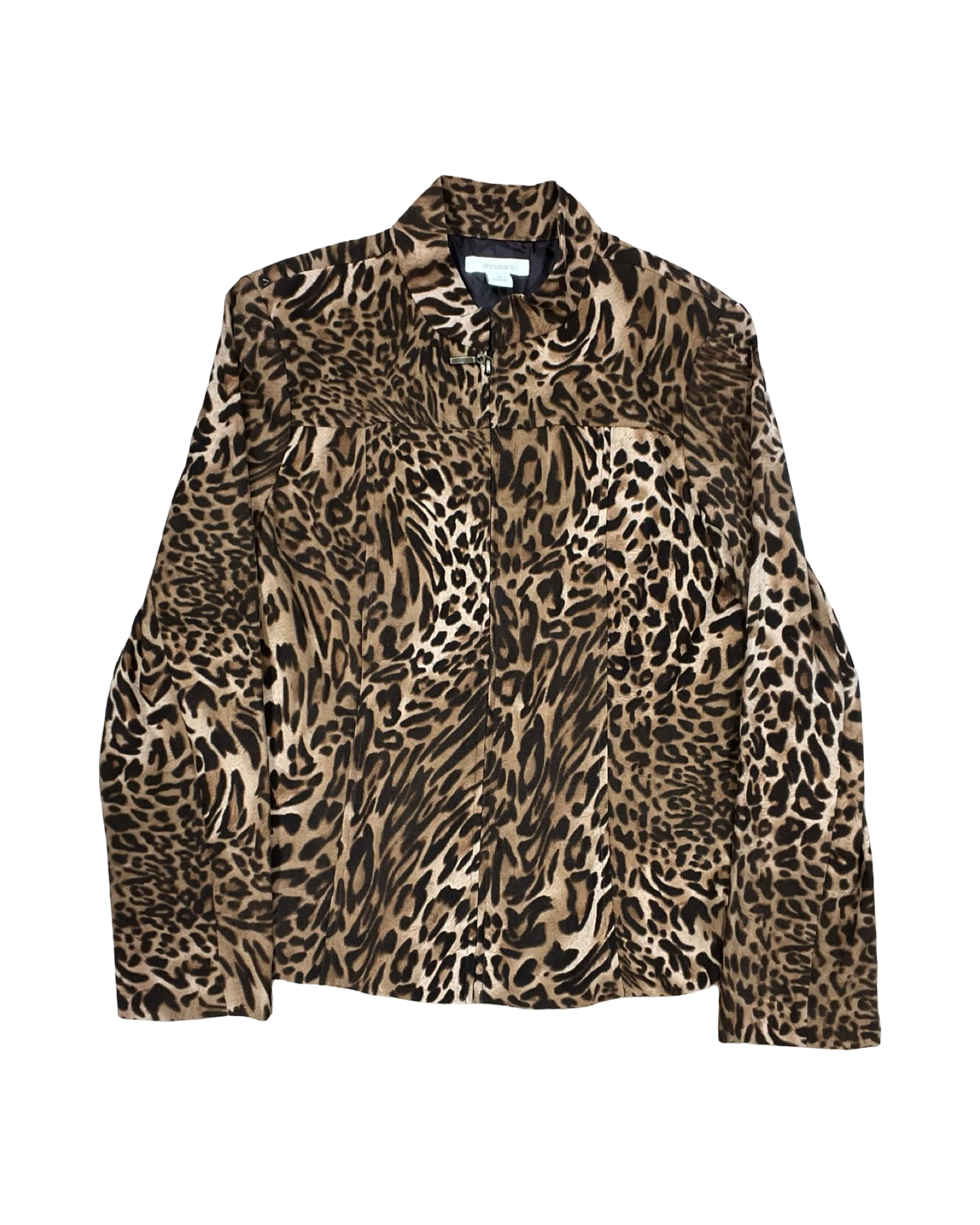 Blazer By Dressbarn In Animal Print, Size:M