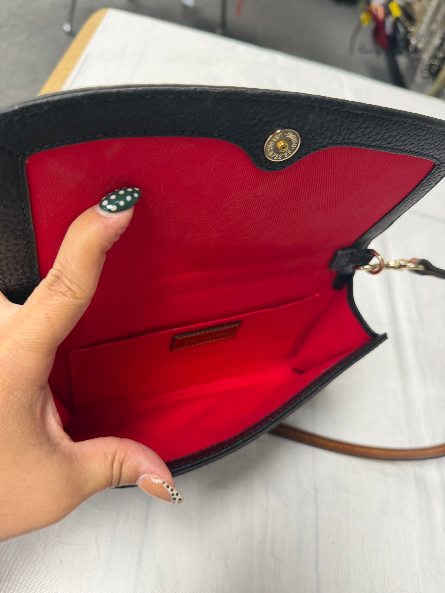 Crossbody Designer By Dooney And Bourke In Black, Size:Small
