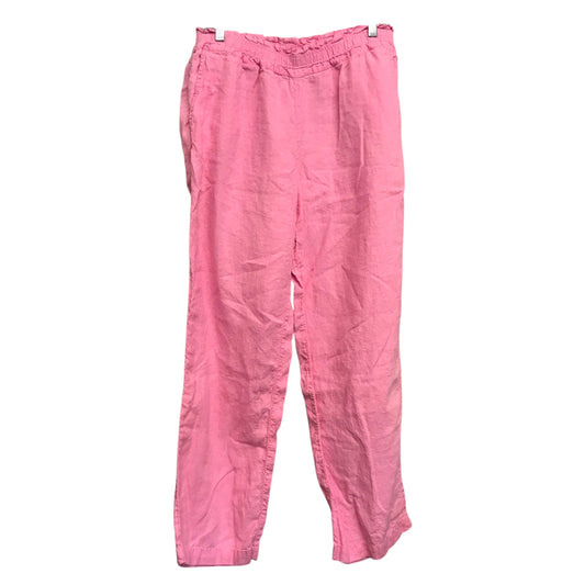 Pants Linen By Charter Club In Pink, Size:8