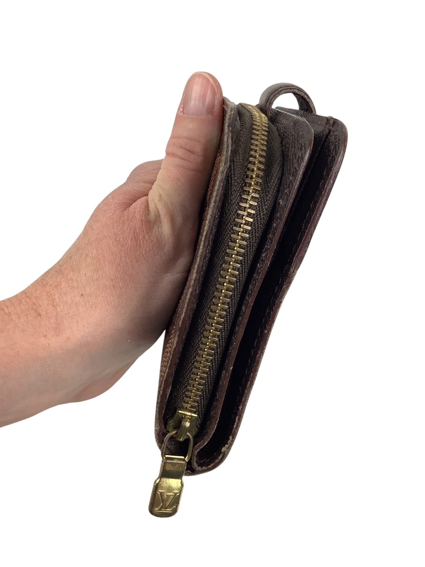 Wallet Luxury Designer By Louis Vuitton, Size: Small (as is)