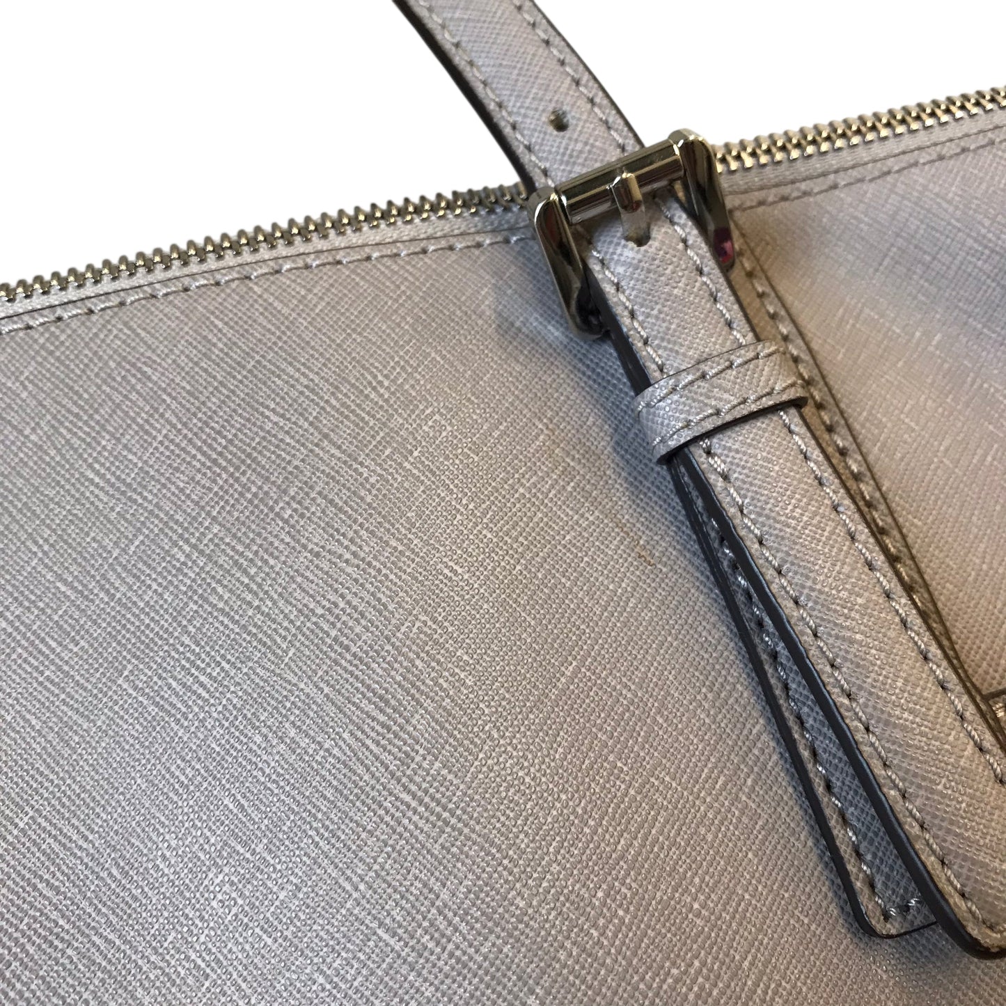 Handbag Designer By Michael Kors In Grey, Size:Large