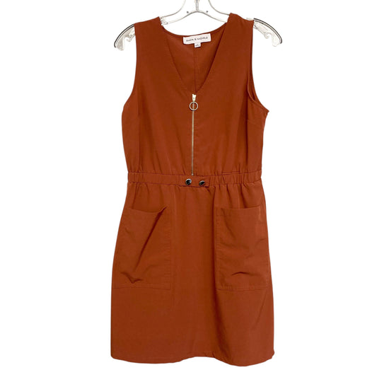 Dress Casual Short By Emma And Michele In Orange, Size:S