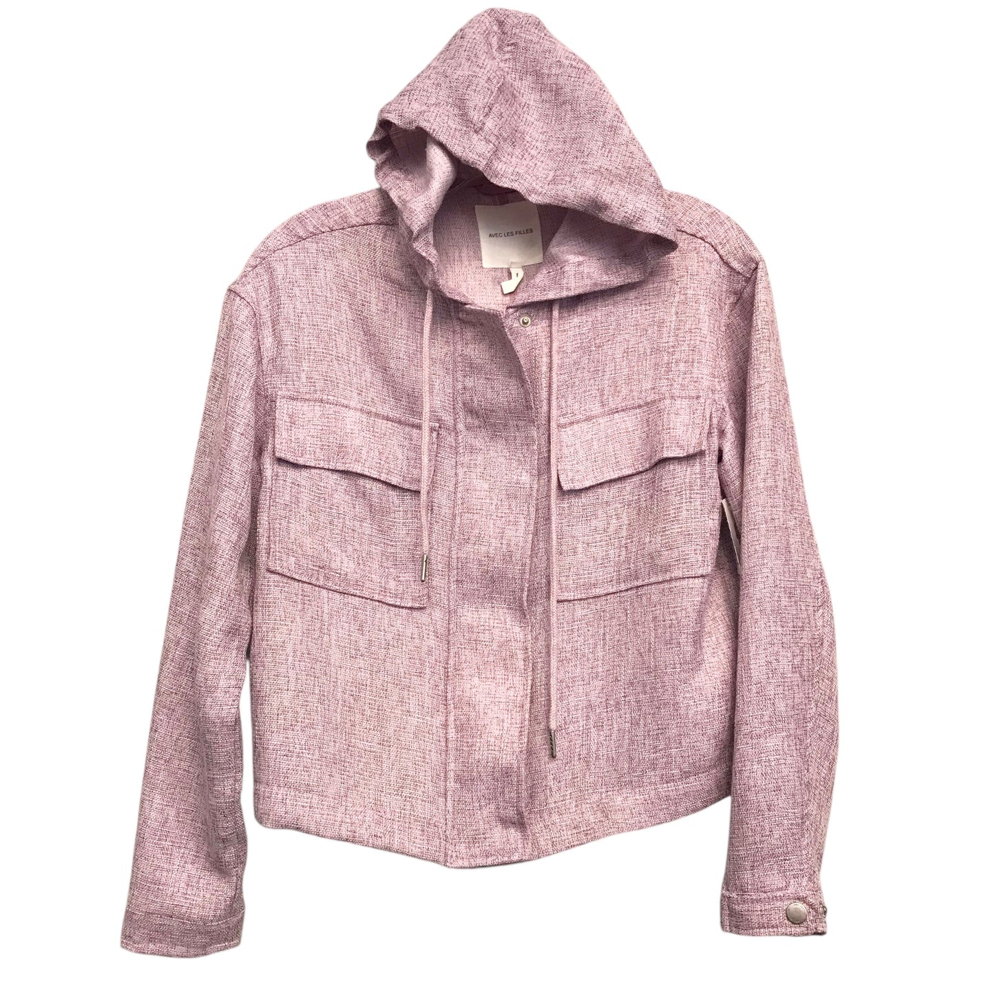 Jacket Moto By Avec Les Filles In Purple, Size:Xs
