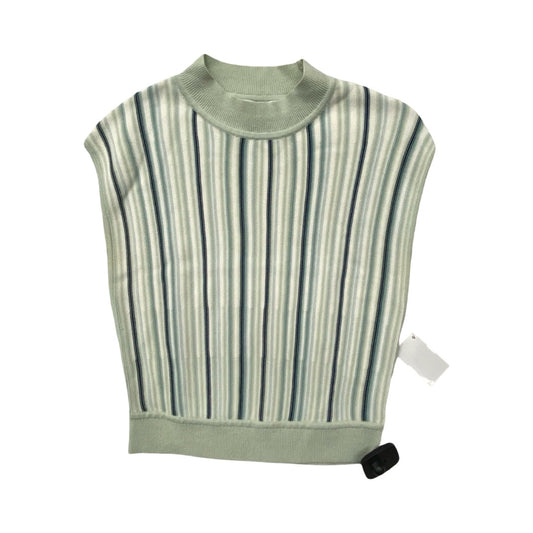 Top Sleeveless By Club Monaco In Striped Pattern, Size:M