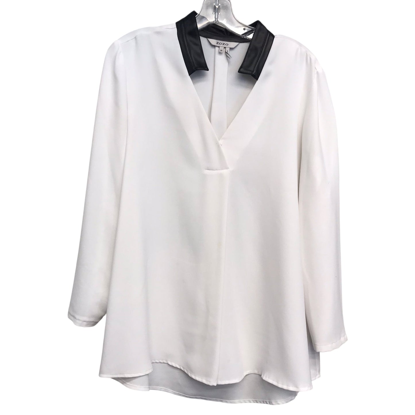 Top Ls By Zozo In Black & White, Size:M