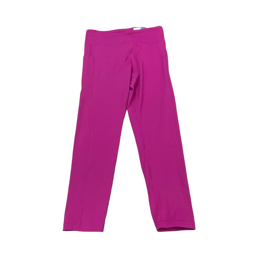 Athletic Leggings By Tek Gear In Pink, Size:L