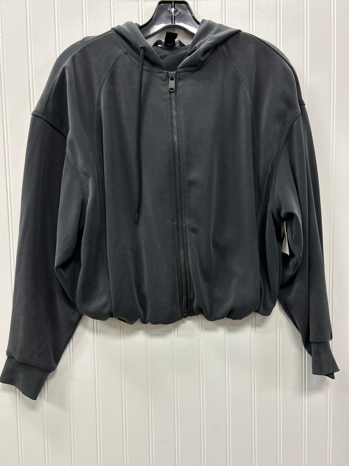 Athletic Jacket By Athleta In Black, Size:S