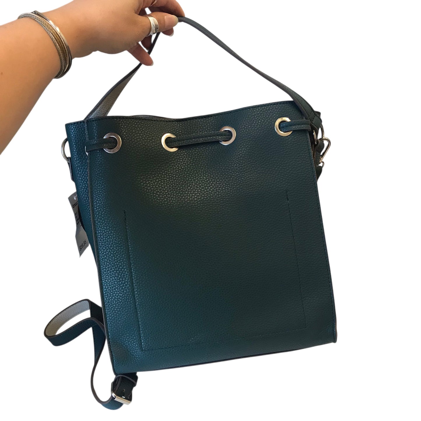 Crossbody By Dressbarn In Teal, Size:Medium