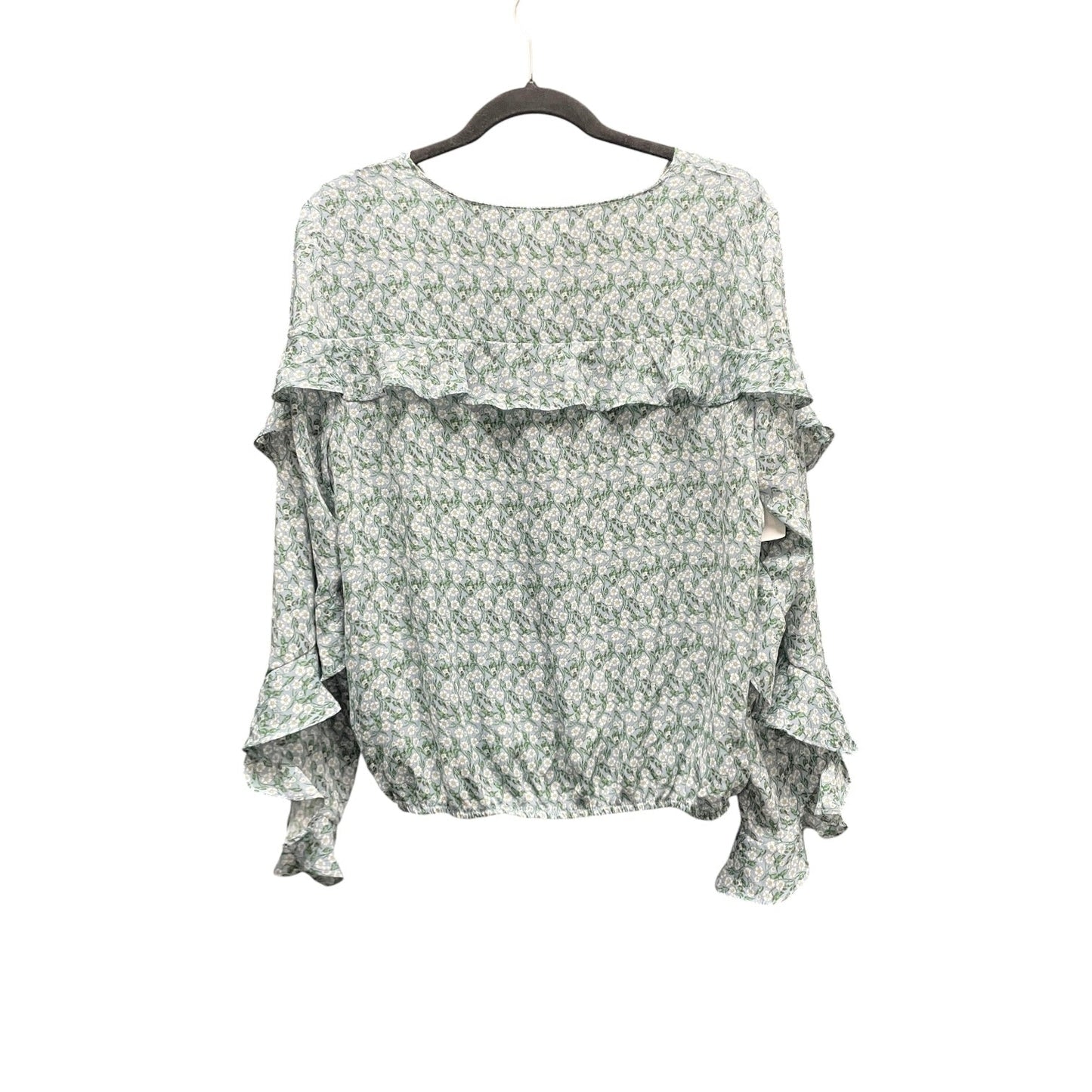 Top Long Sleeve By Max Studio In Floral Print, Size: L