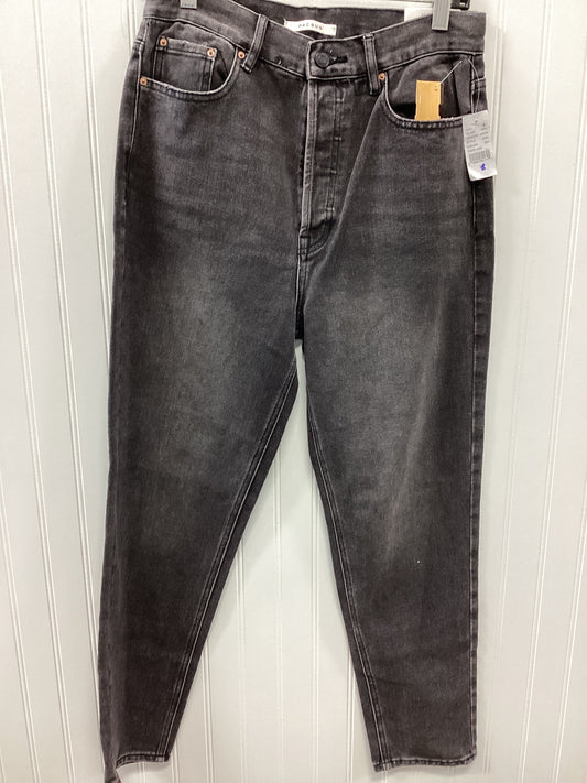 Jeans Straight By Pacsun In Black Denim, Size:6