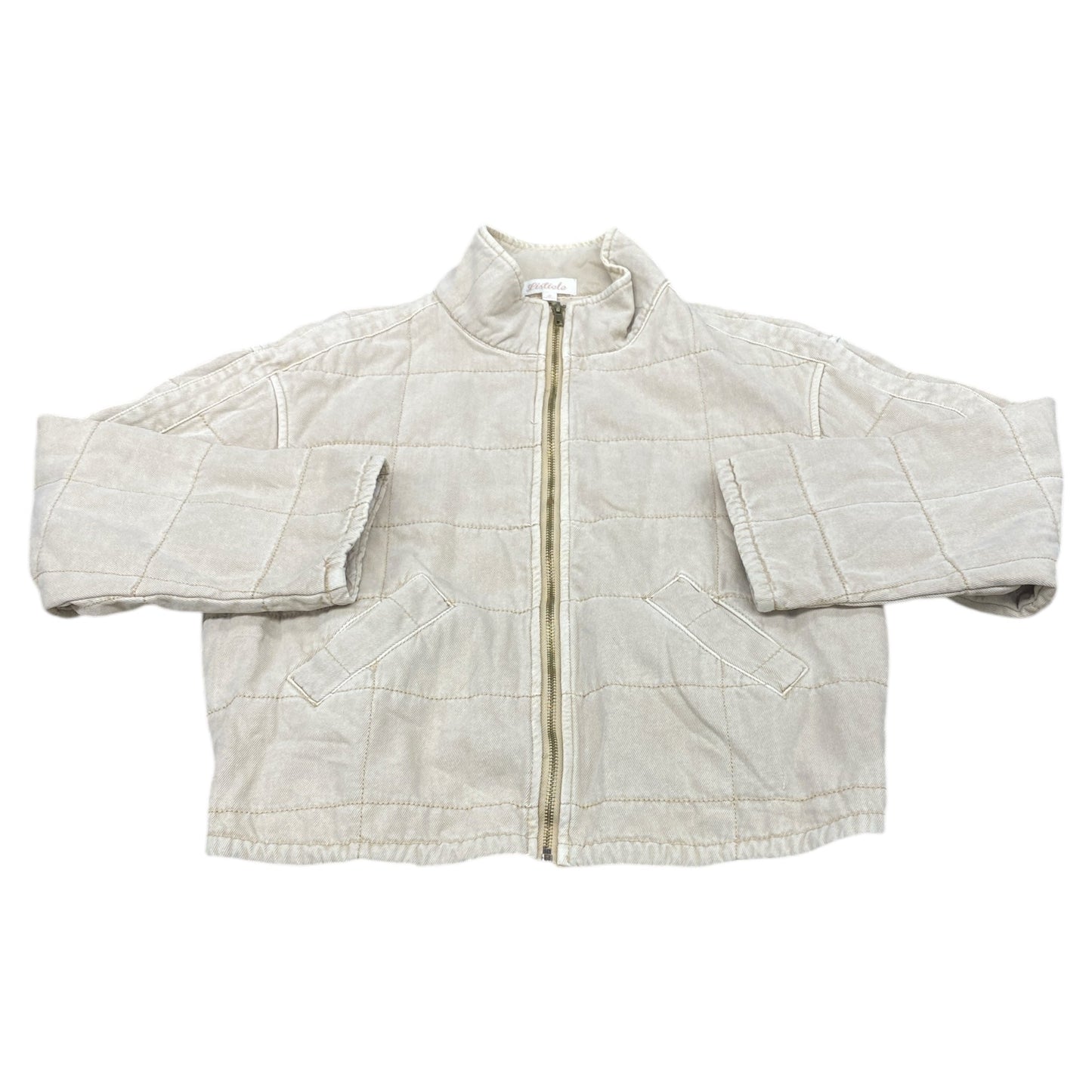 Jacket Denim By Listicle In Brown, Size:S