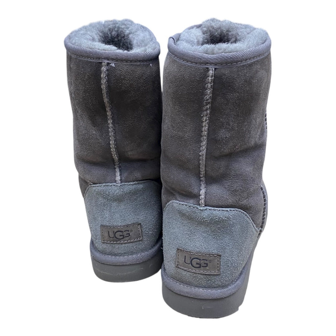 Boots Designer By Ugg In Grey, Size:11