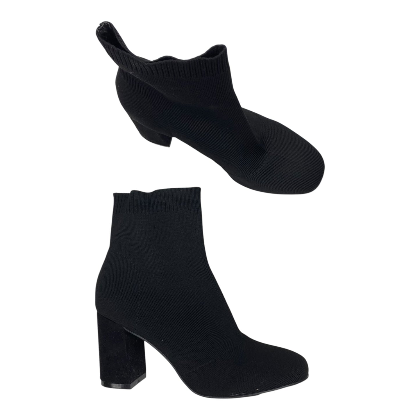 Boots Ankle Heels By Mia In Black, Size:6.5