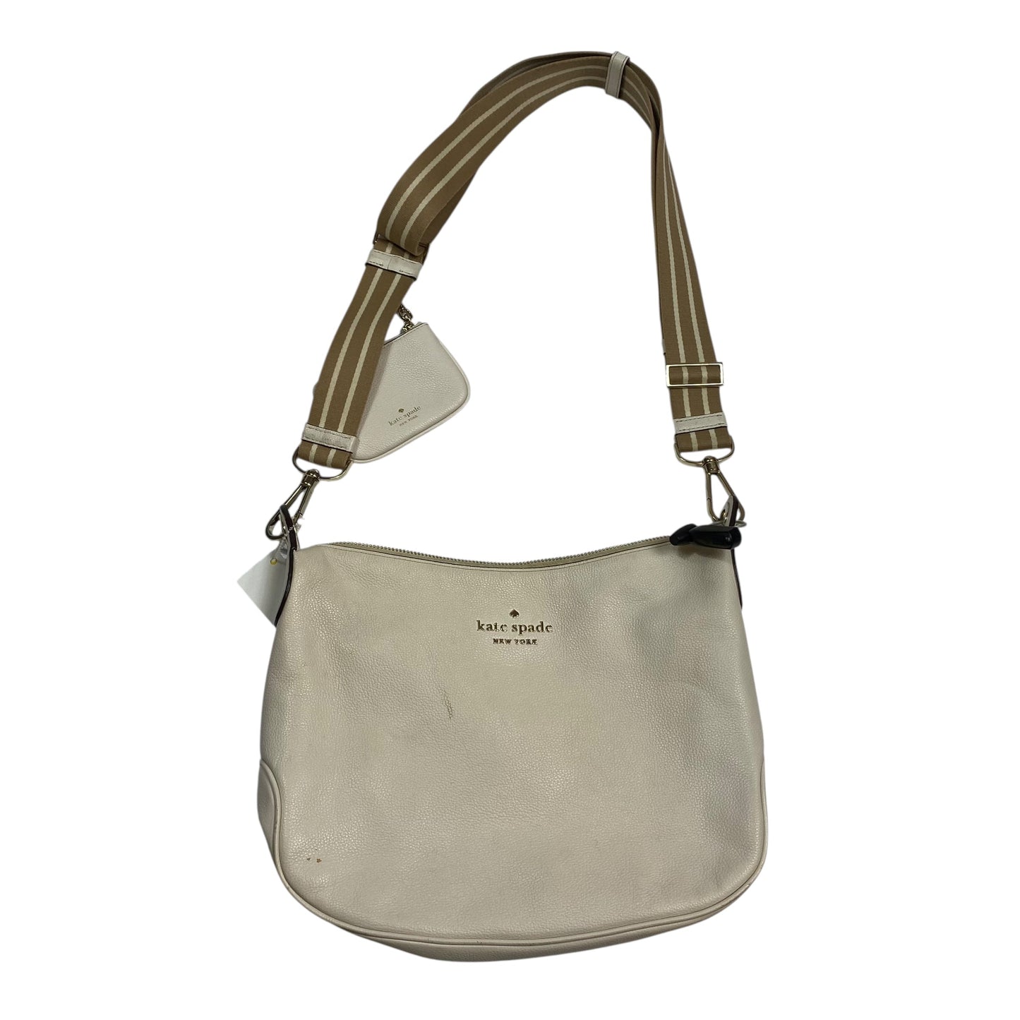 Crossbody Designer By Kate Spade In Cream, Size:Medium