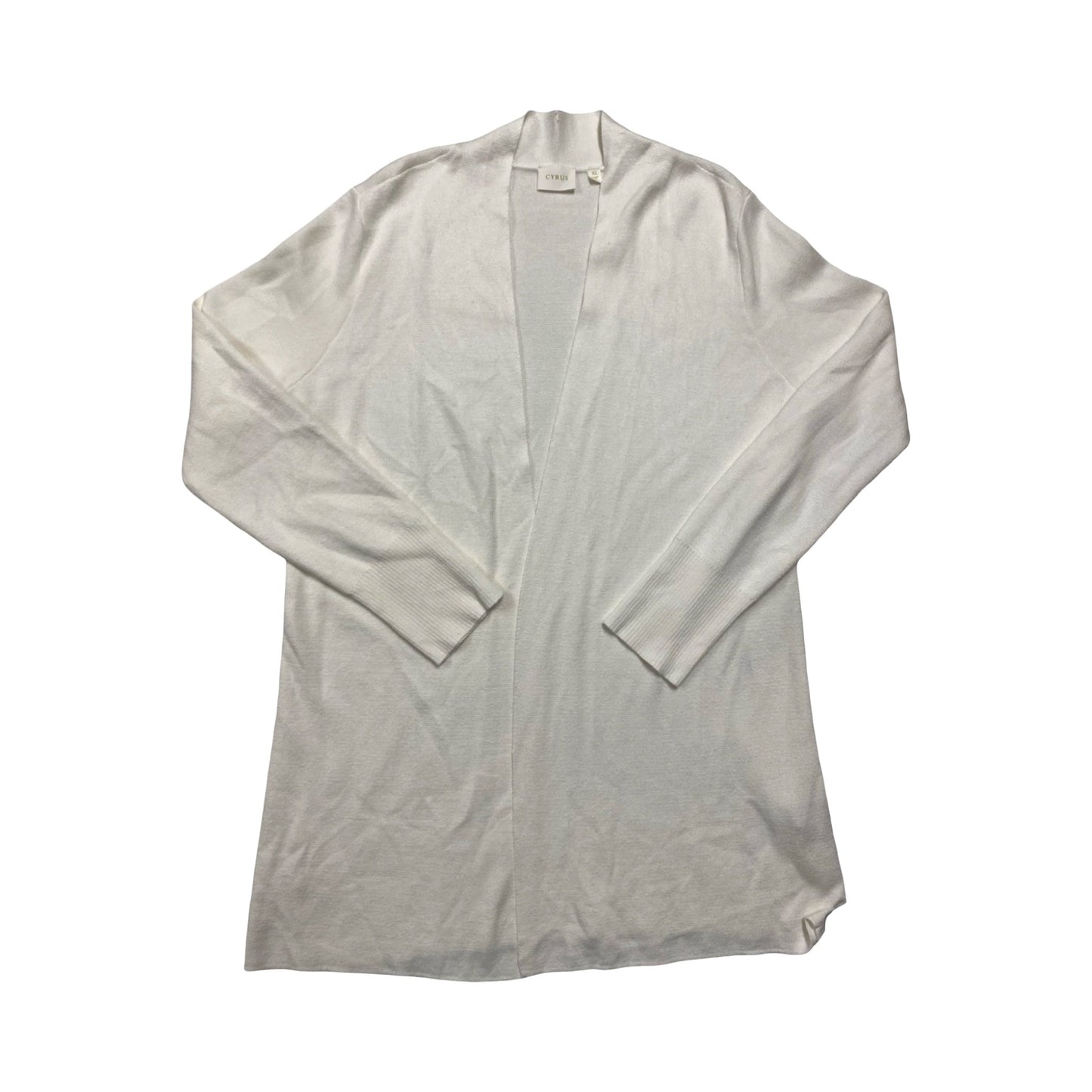 Sweater Cardigan By Cyrus In White, Size:Xl