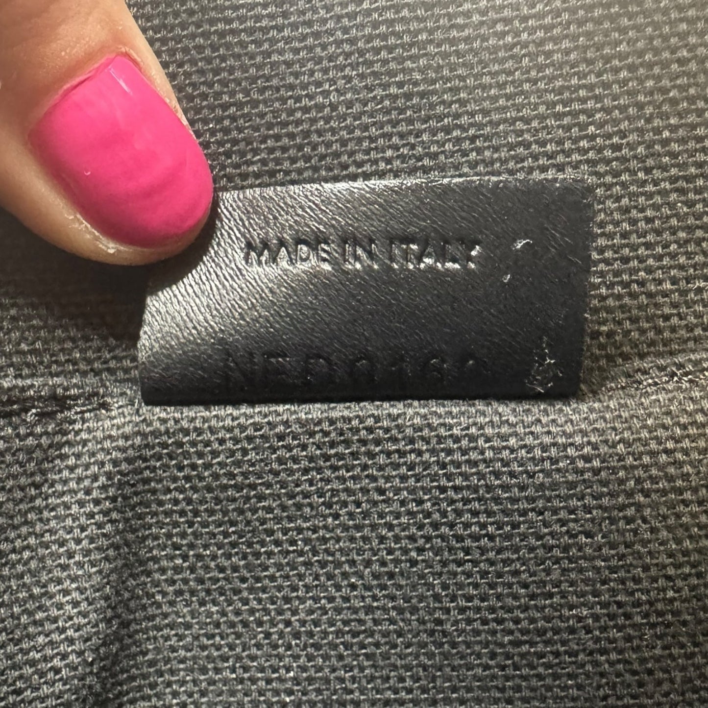 Antigona Patent Croc Embossed Clutch Luxury Designer By Givenchy, Size: Large