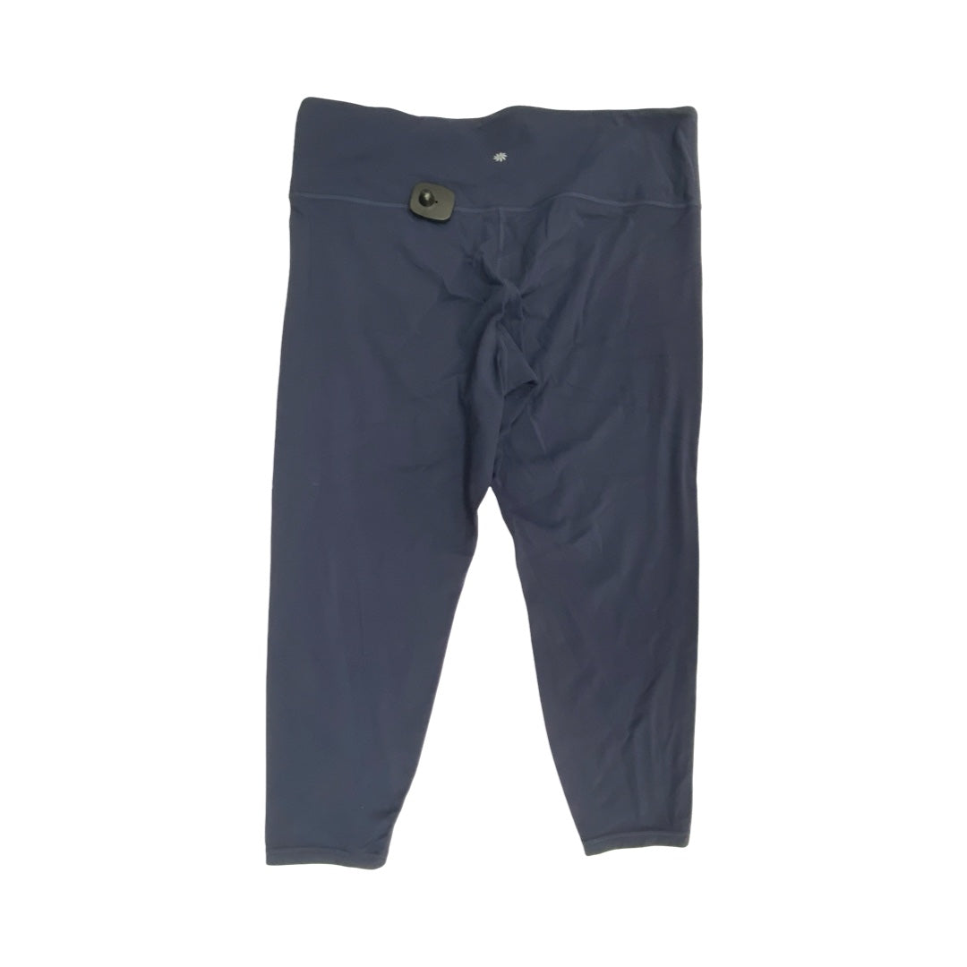 Athletic Leggings By Athleta In Blue, Size:2X