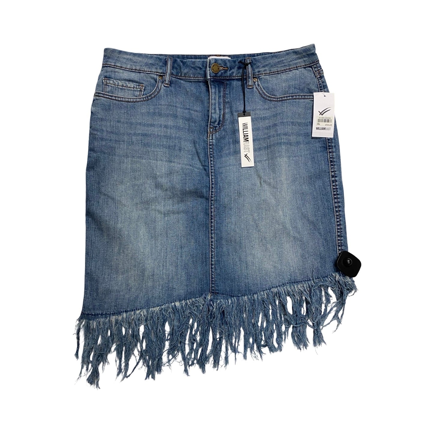 Skirt Midi By William Rast In Blue Denim, Size:10