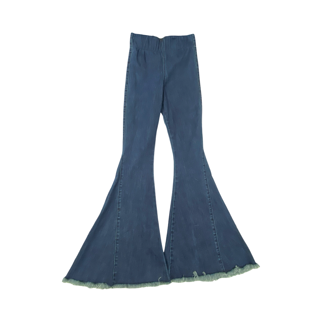 Jeans Flared By Mumu In Blue Denim, Size:S