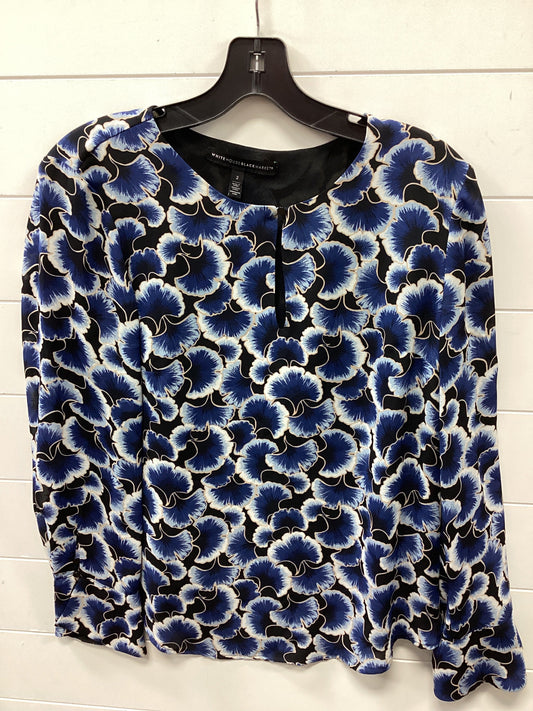 Top Ls By White House Black Market In Black & Blue, Size:Xs