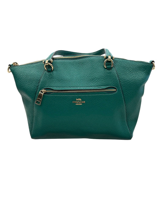 Handbag Designer By Coach In Green, Size:Medium