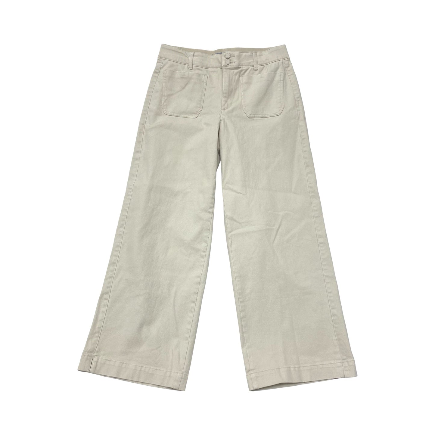 Pants Wide Leg By Wit & Wisdom In Beige, Size:12
