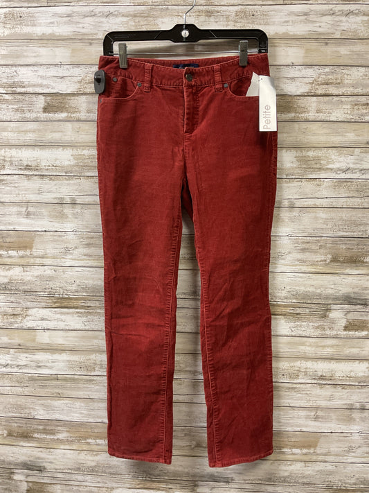 Pants Corduroy By Talbots In Red, Size:4P