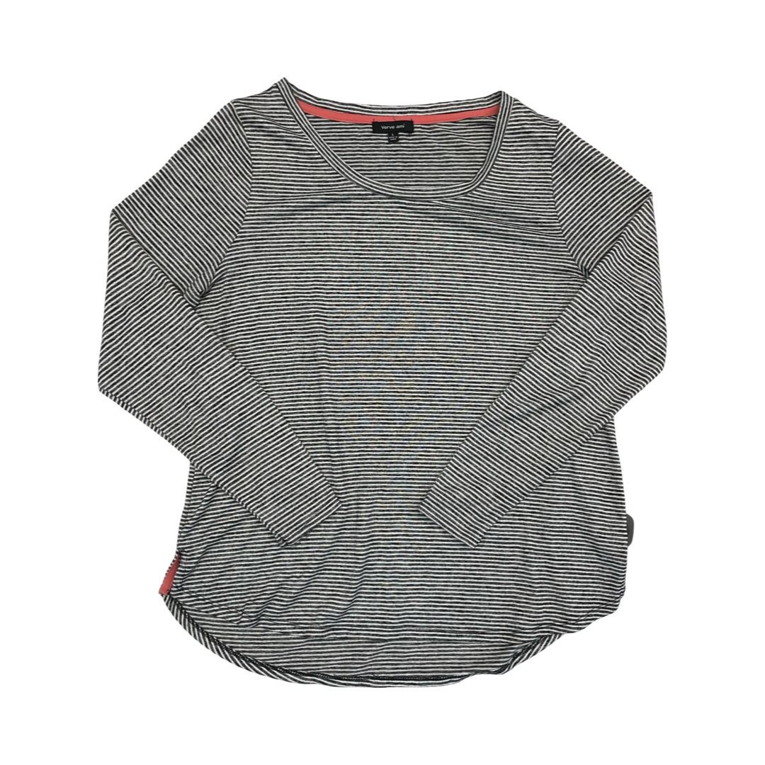 Top Ls By Verve Ami In Striped Pattern, Size:L