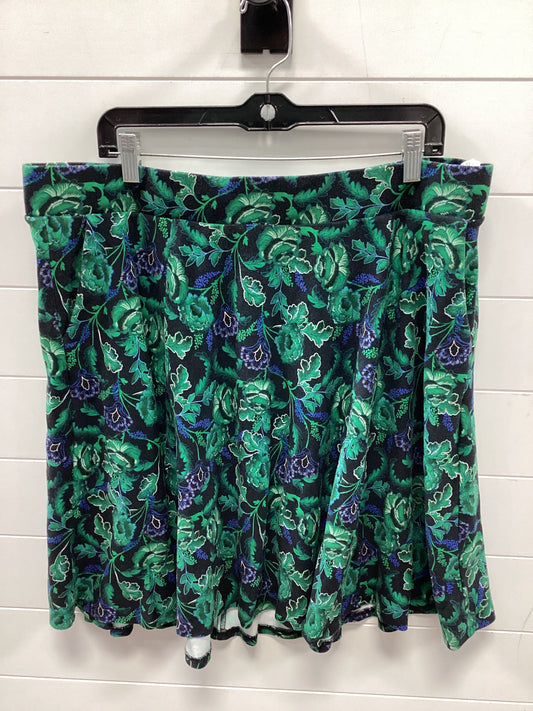 Skirt Midi By Torrid In Green, Size:2X