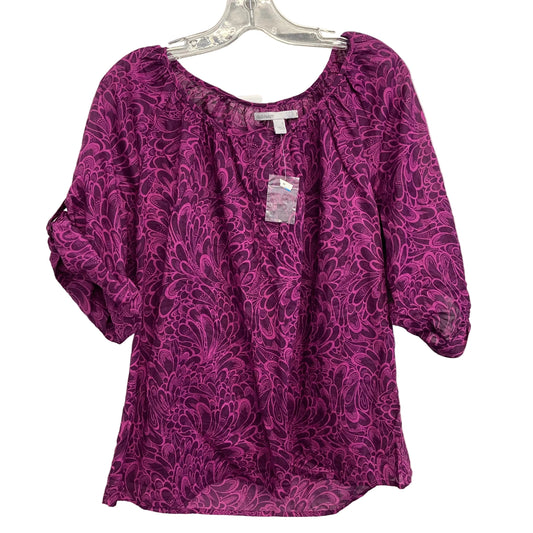 Top 3/4 Sleeve By Old Navy In Purple
