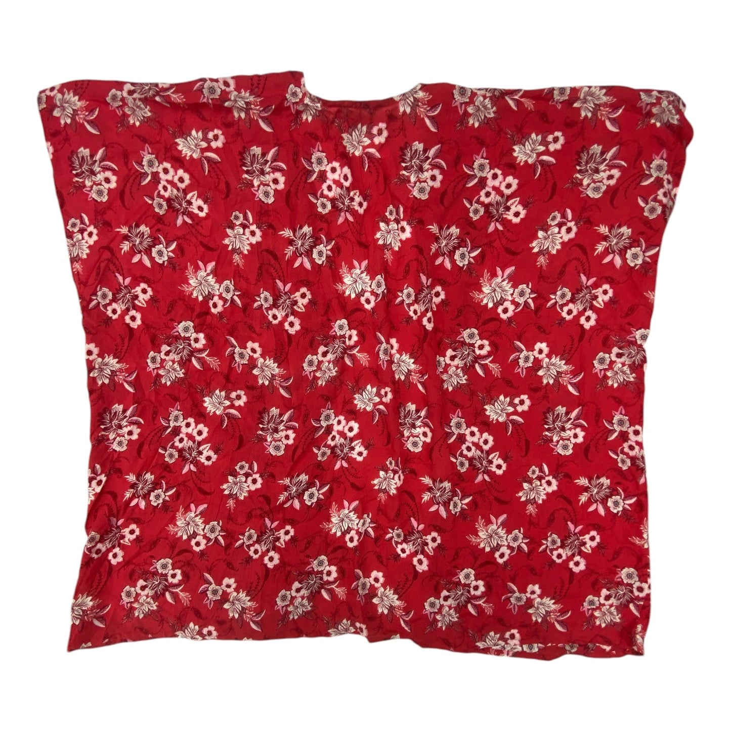 Kimono By Loft In Red & White, Size:Xs