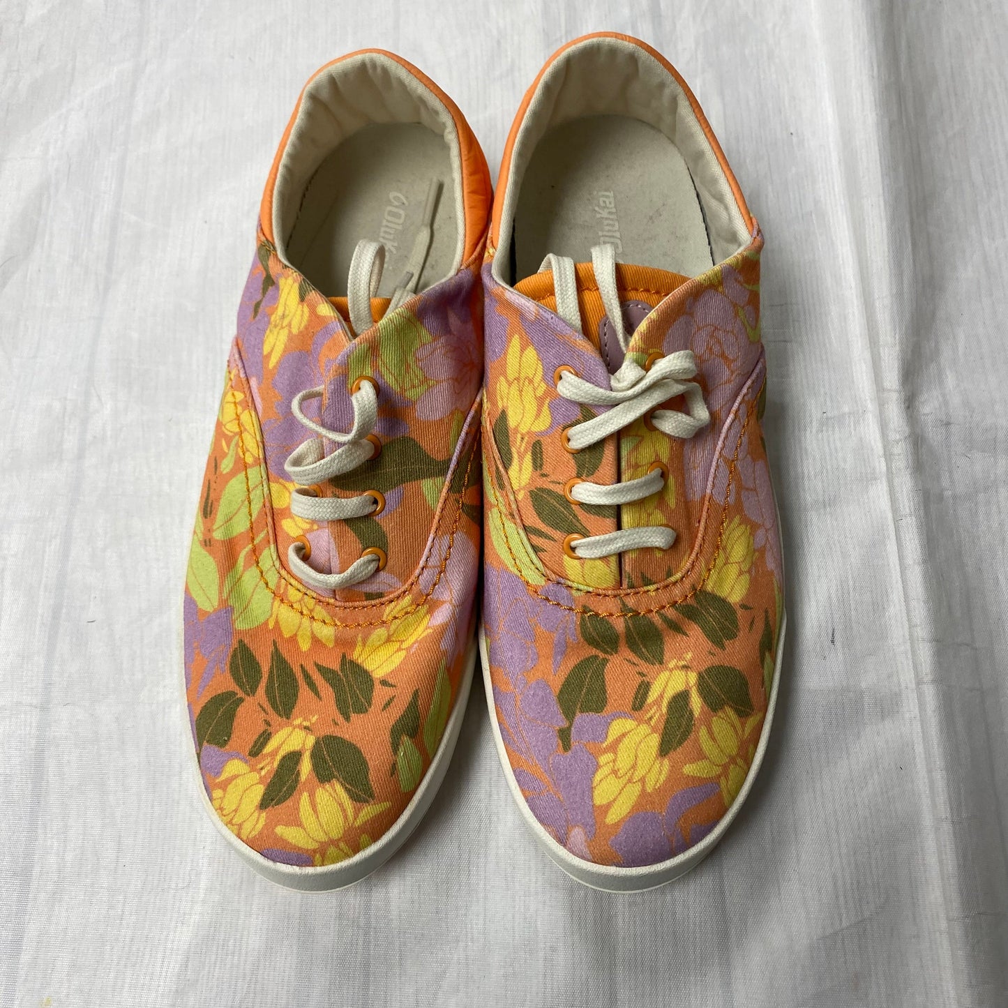 Shoes Sneakers By Olukai In Orange & Purple, Size:9.5