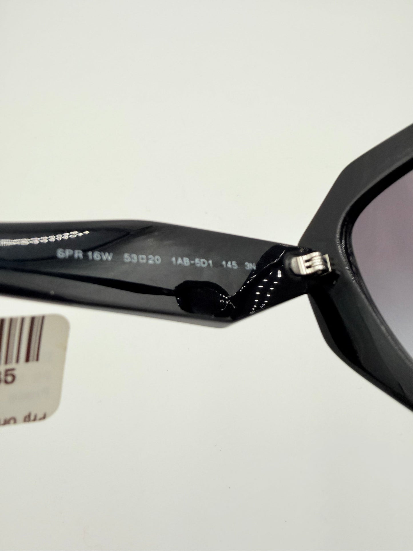 Sunglasses Luxury Designer By Prada In Black, Size: