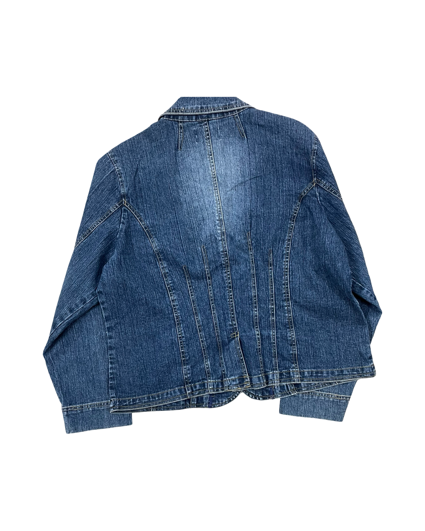 Jacket Denim By Paris Blues In Blue Denim, Size:2X