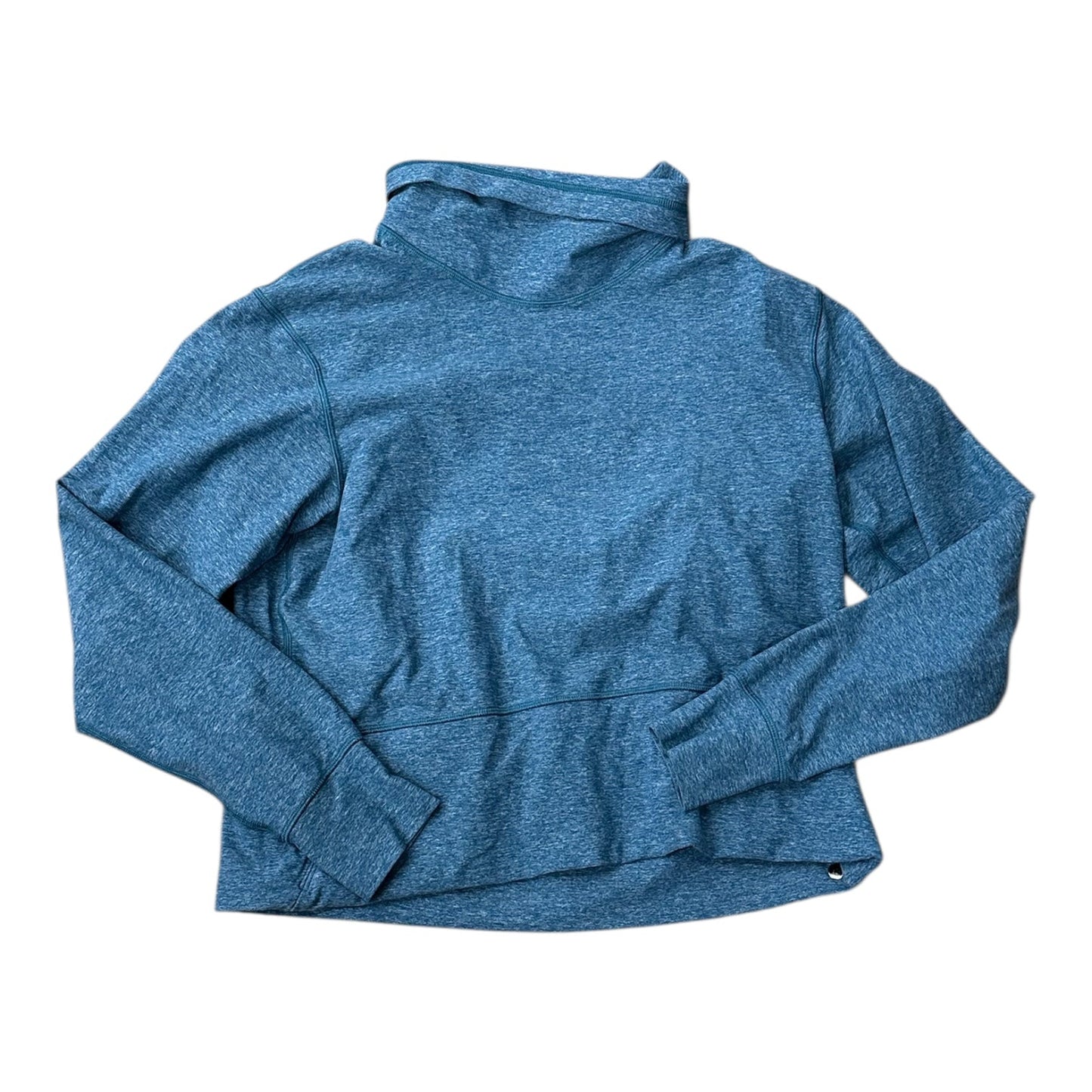 Athletic Top Ls Collar By Lululemon In Blue, Size:M