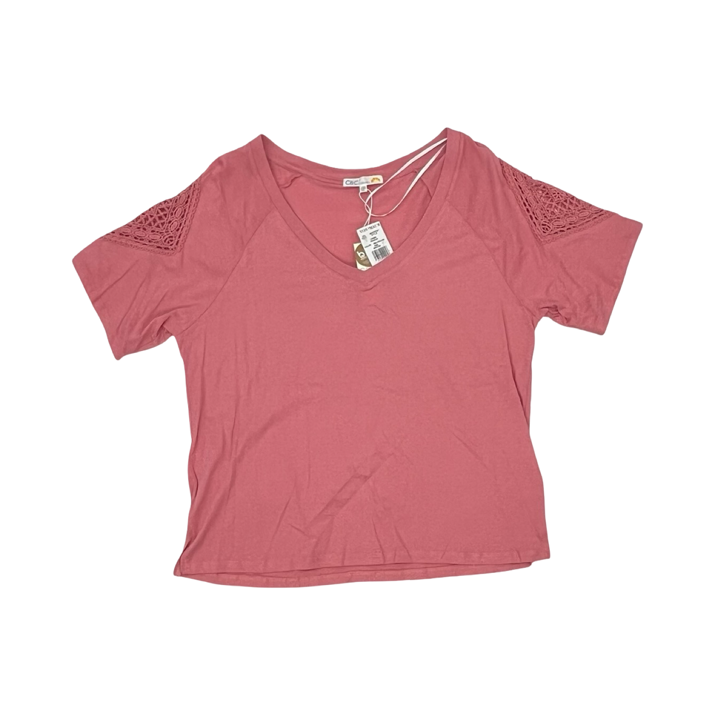 Top Ss By C And C In Pink, Size:M