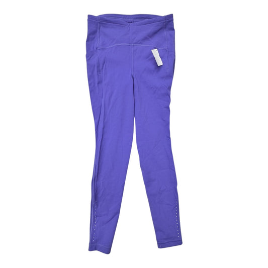 Athletic Leggings By Lululemon In Purple, Size:8