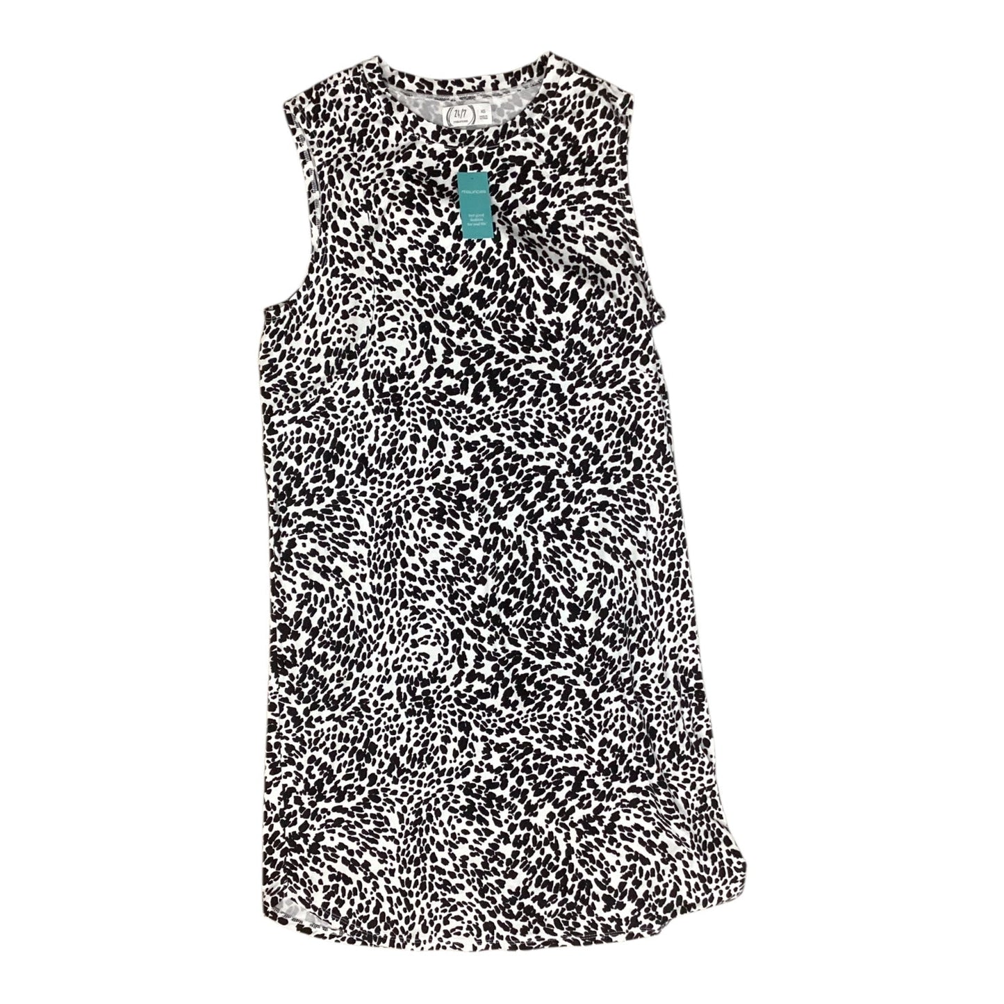 Dress Casual Midi By Maurices In Black & White, Size:Xs