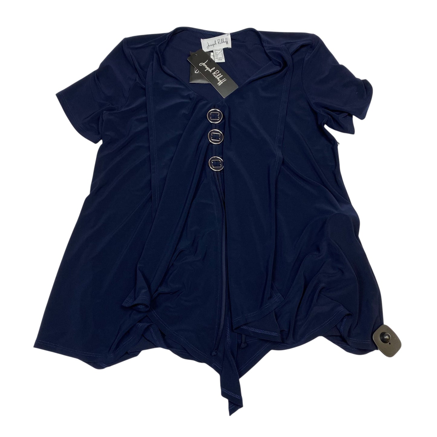 Blouse Ss By Joseph Ribkoff In Navy, Size:M