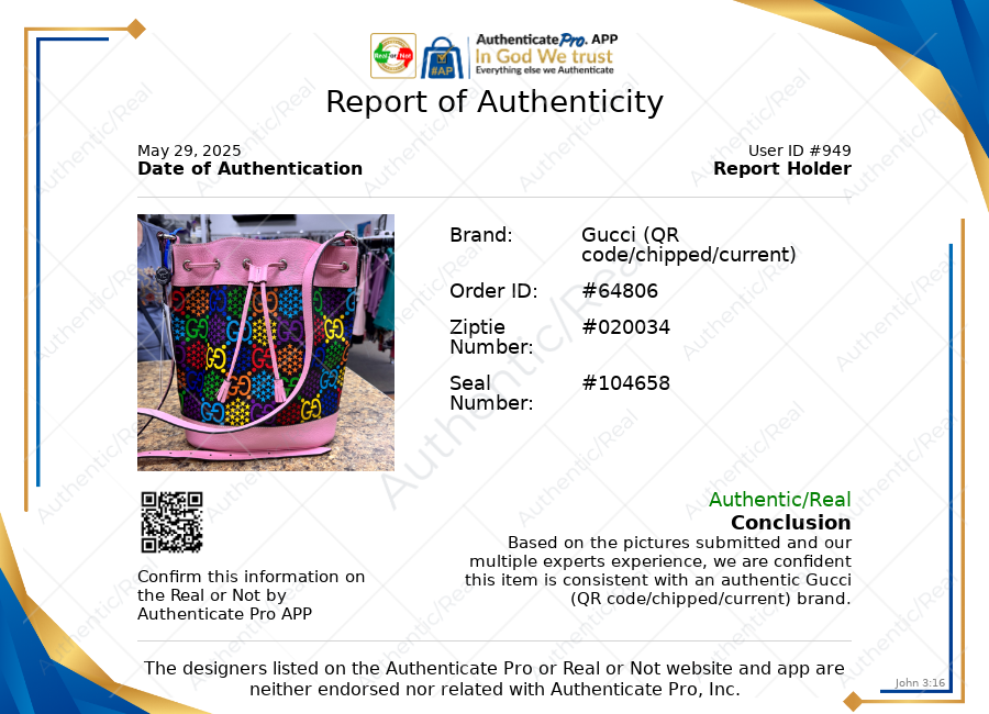 Handbag Luxury Designer By Gucci In Multi, Size:Large