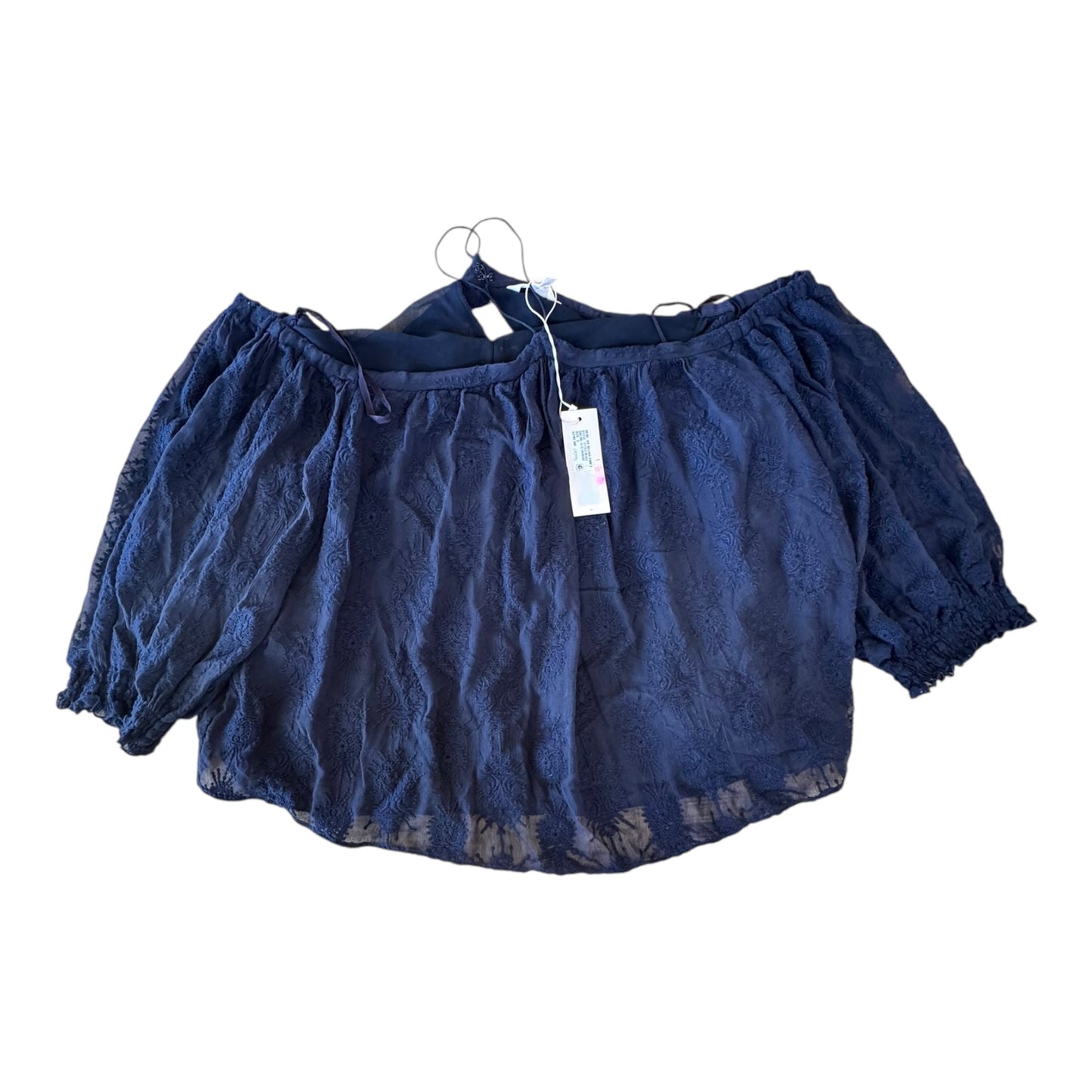Top Ls By Rebecca Taylor In Navy, Size:8