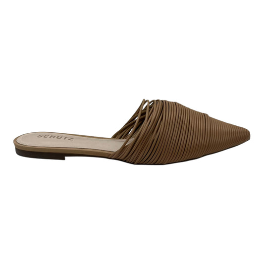 Shoes Flats By Schutz In Brown, Size:8
