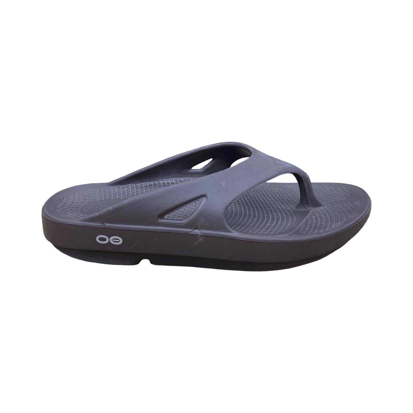 Sandals Flip Flops By Oofos In Brown, Size:7
