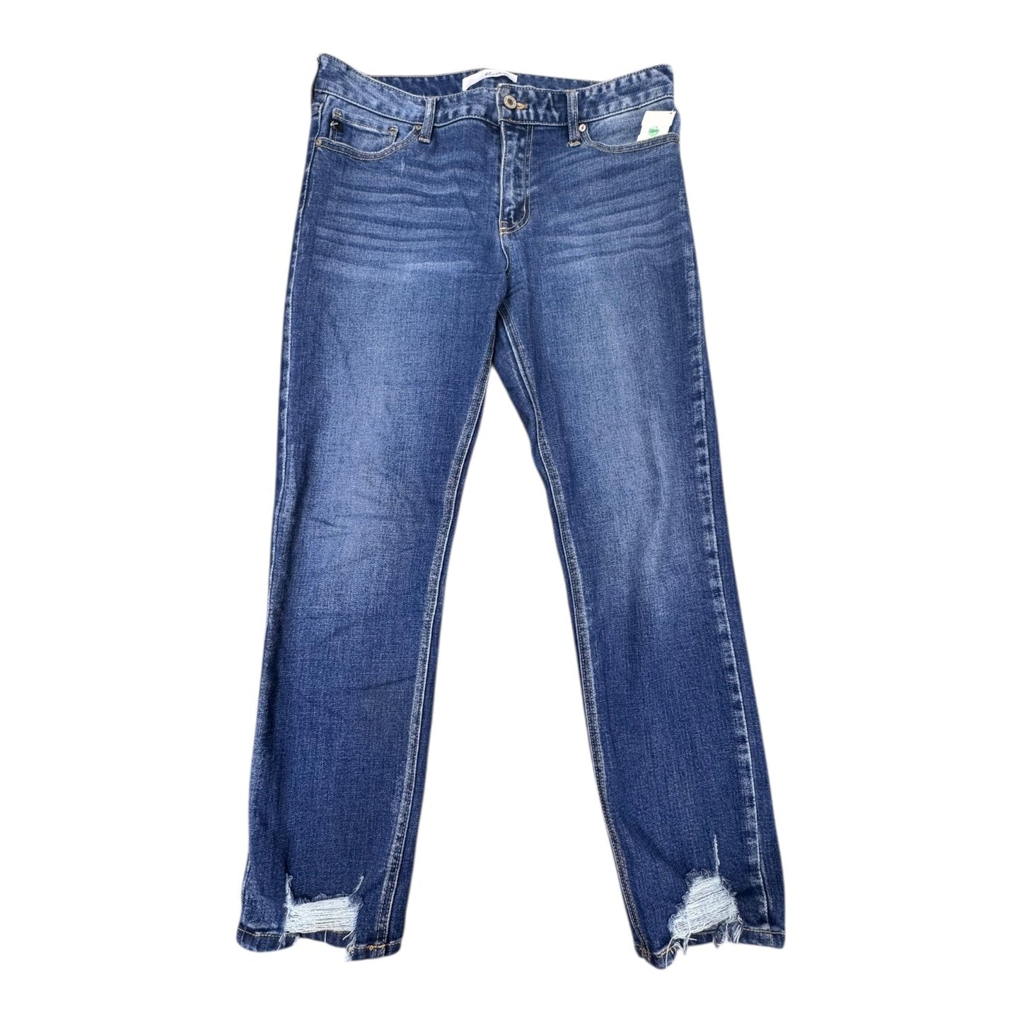 Jeans Straight By Kancan In Blue Denim, Size:8