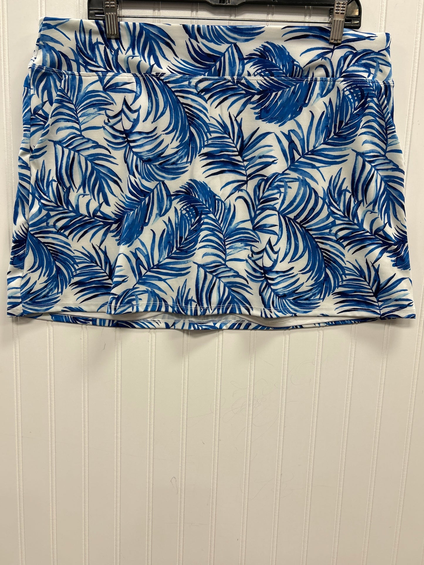 Athletic Skort By Tommy Bahama In Blue & White, Size:Xl