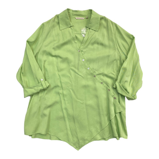 Top Ls By Soft Surroundings In Green, Size:3X