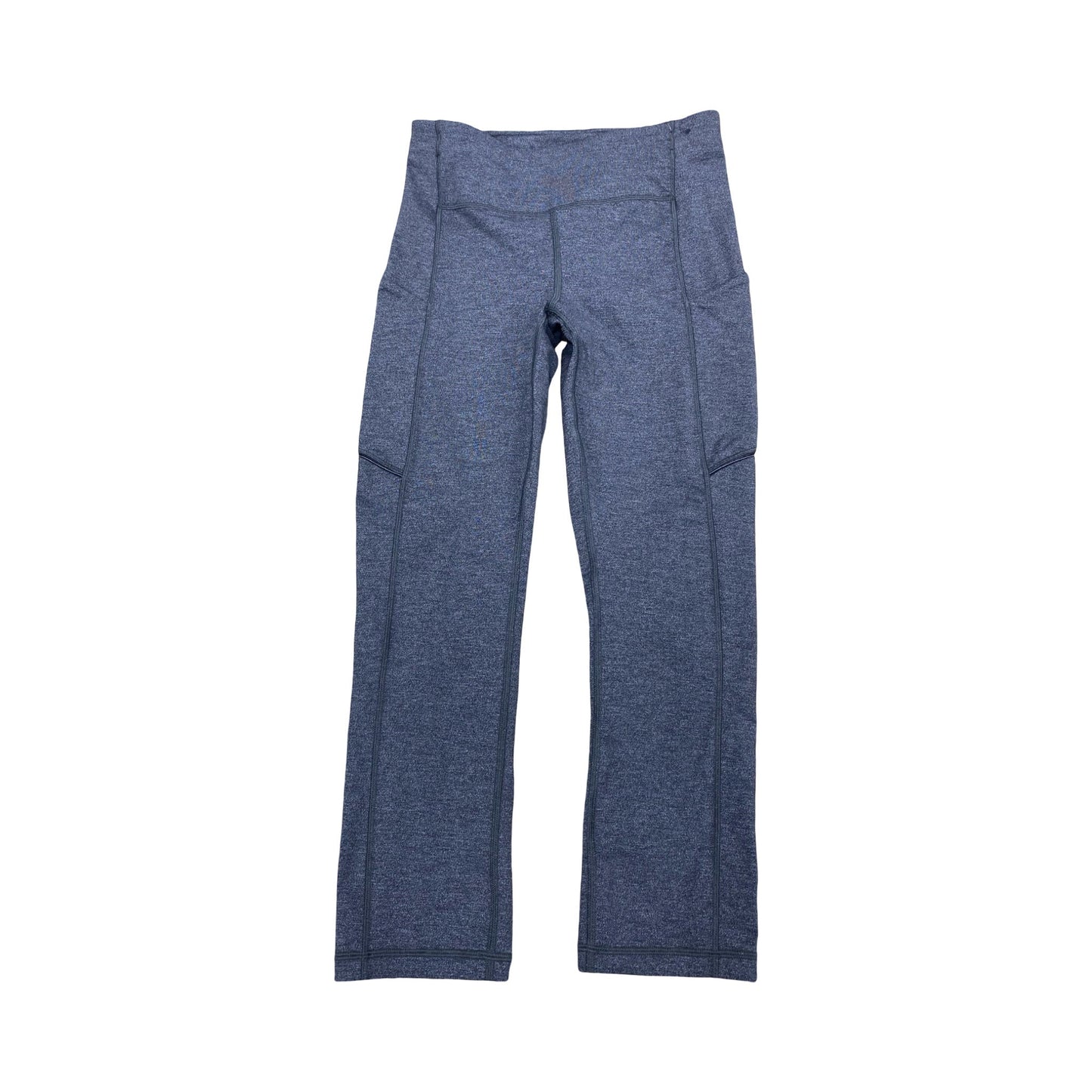 Athletic Leggings Capris By Lululemon In Grey, Size:4
