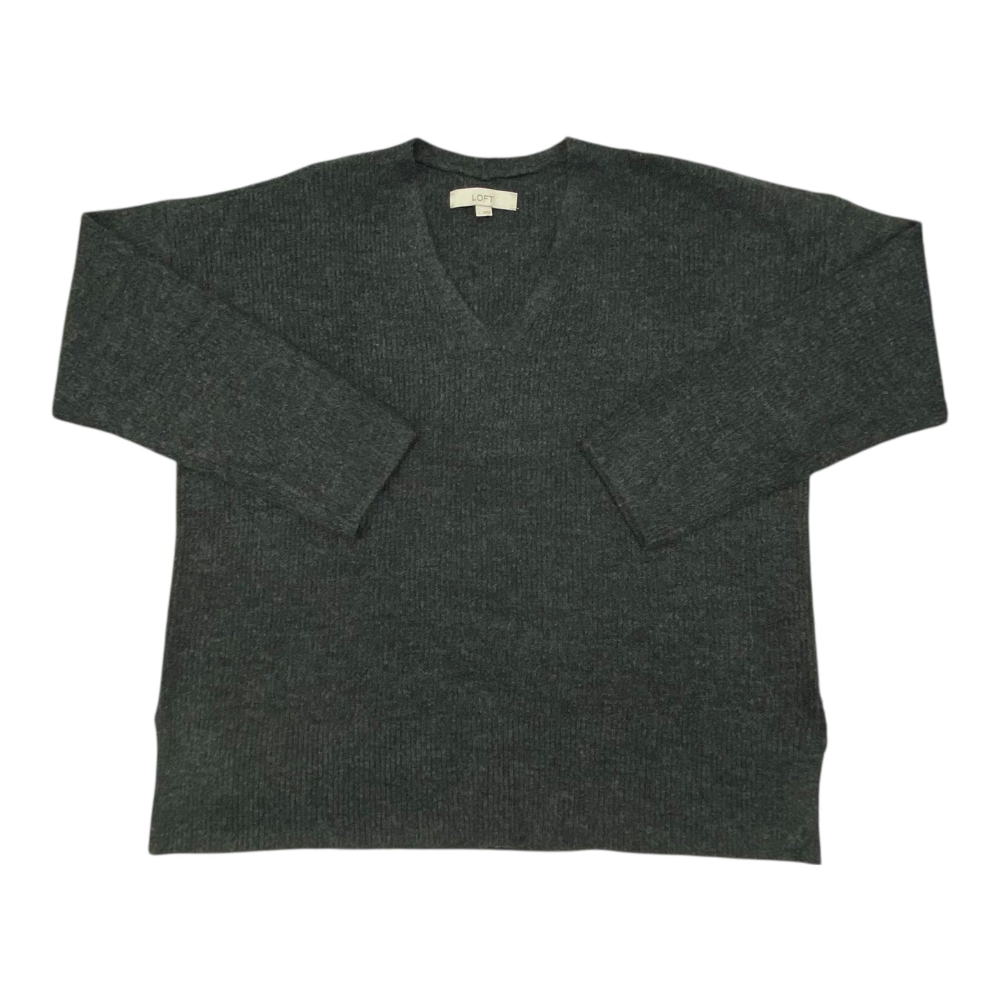 Sweater By Loft In Grey, Size:L