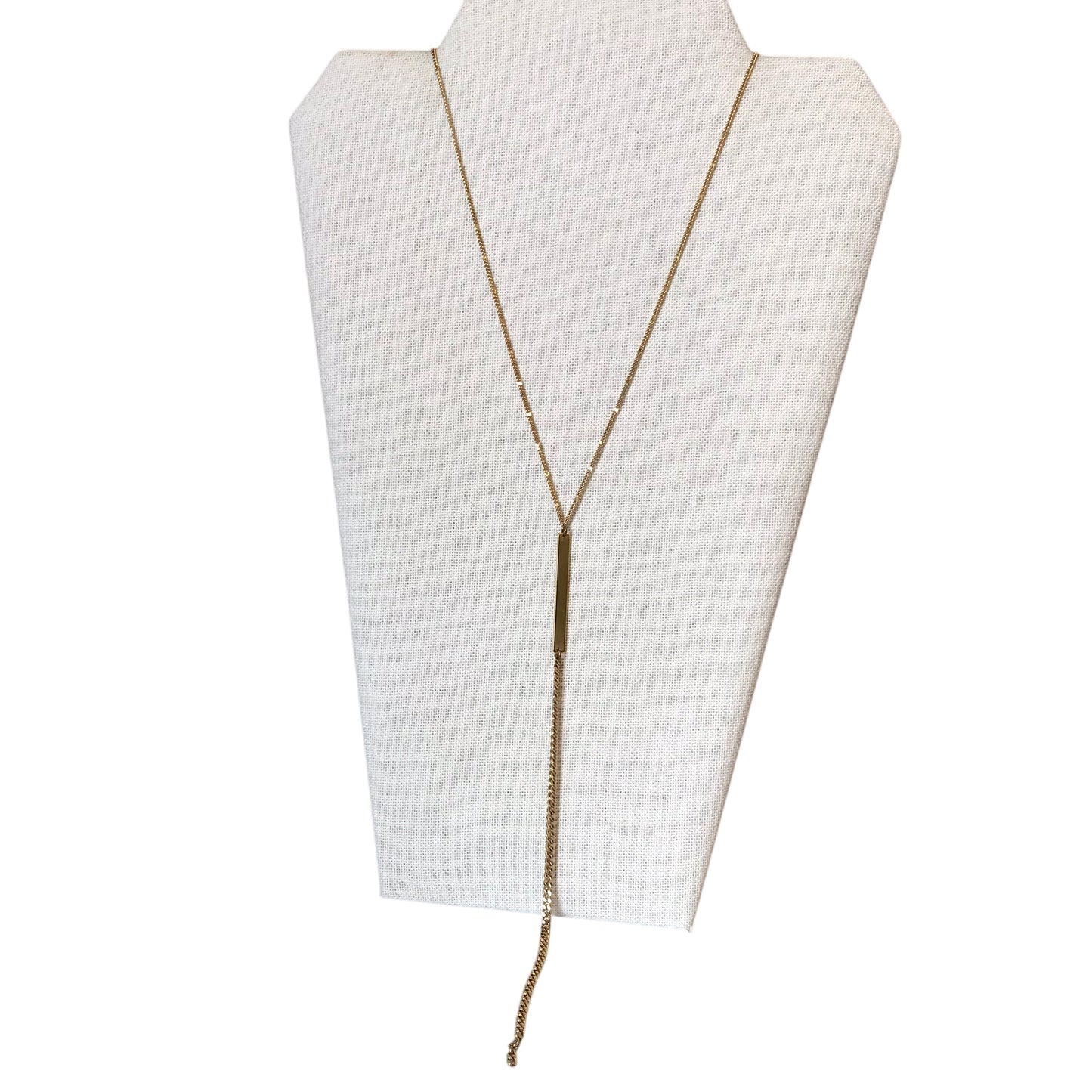 Necklace Lariat & Y-Drop By A. V. Max In Gold