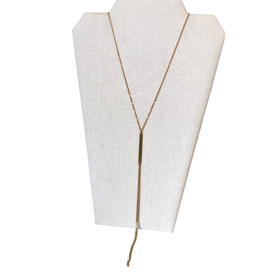 Necklace Lariat & Y-Drop By A. V. Max In Gold